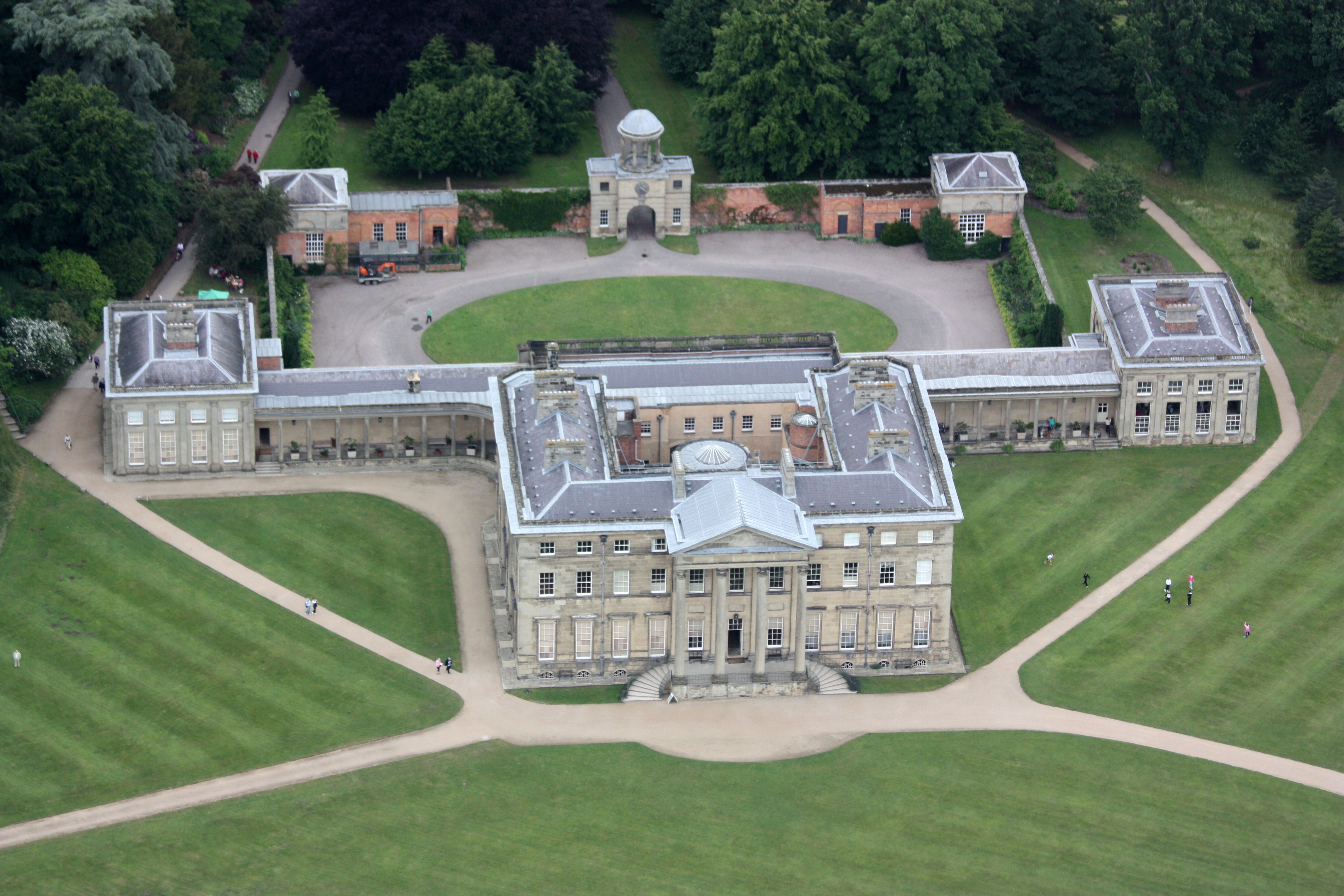 Aerial View of Attingham Hall, Shrewsbury